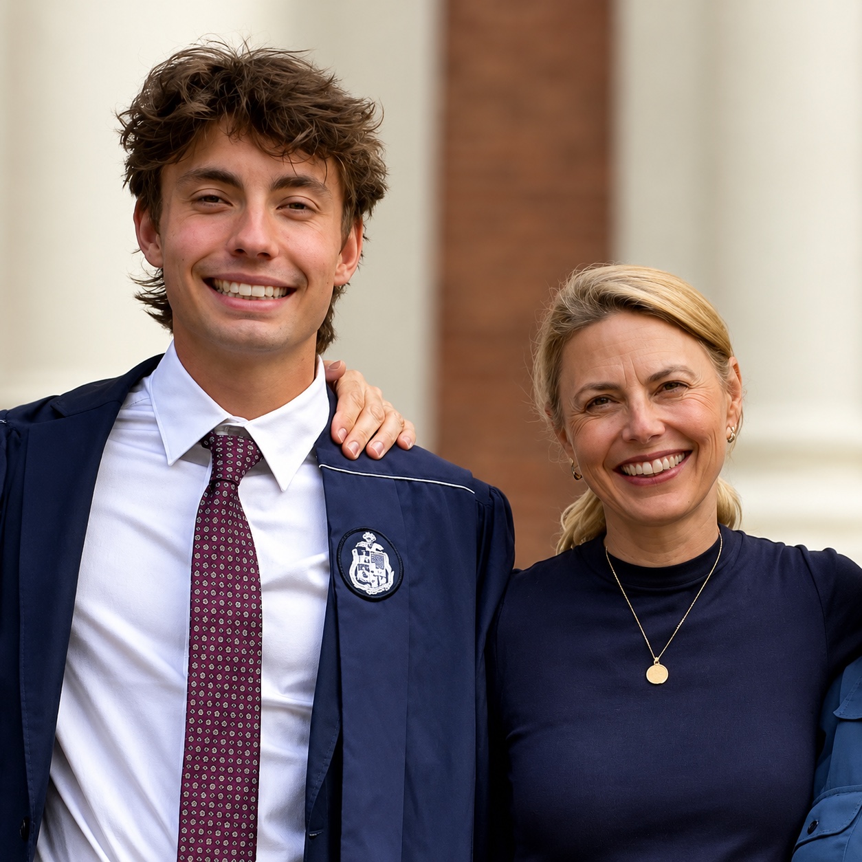 Julian and his mother Dr. Pratt